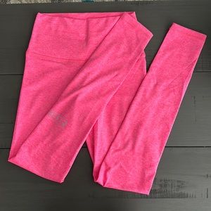 Fleo neon pink leggings 28”